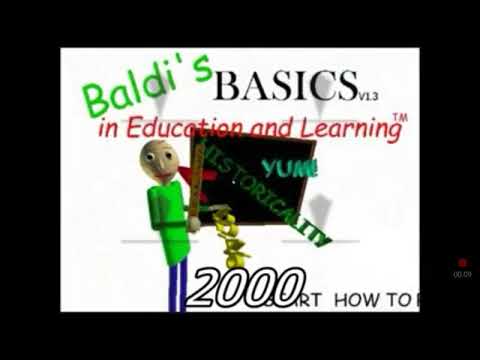 Baldi s basics evolution 1998 2018