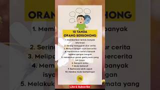 10 Tanda Lawan bicara Berbohong #shorts