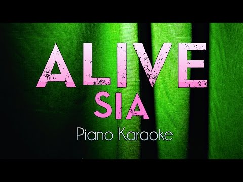 alive---sia-|-piano-karaoke-instrumental-lyrics-cover-sing-along