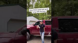 How a Ford guy pulls up to hang with the boys!!!