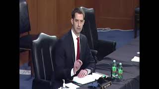 March 9, 2021  Senator Cotton Nails Biden Nominee on Claim That All Americans Are Racist