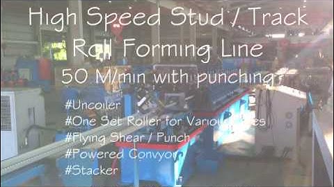Sen Fung - High Speed Stud / Track Roll Forming Machine