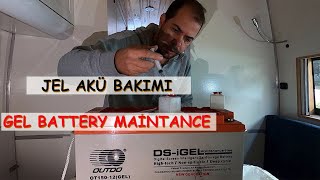 GEL BATTERY MAINTENANCE | BATTERY PERFORMANCE IMPROVEMENT | GEL BATTERY CHARGING  jel akü bakımı.