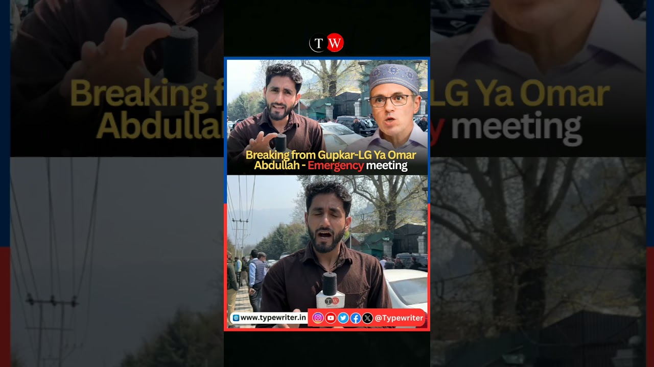 Breaking from Gupkar-LG Ya Omar Abdullah -Emergency meeting