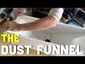 SAW DUST "FUNNEL"--Miter Saw Dust Collection System
