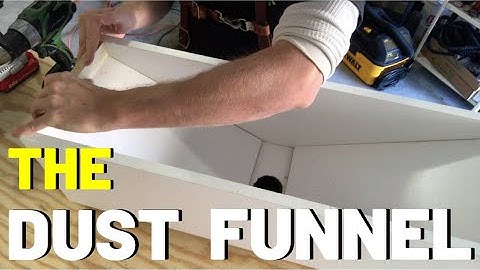 SAW DUST "FUNNEL"--Miter Saw Dust Collection System