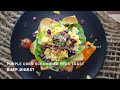 Easy &amp; Pretty Brunch Idea - Purple Corn Scrambled Eggs Toast | Burp.Digest by Fion Boon