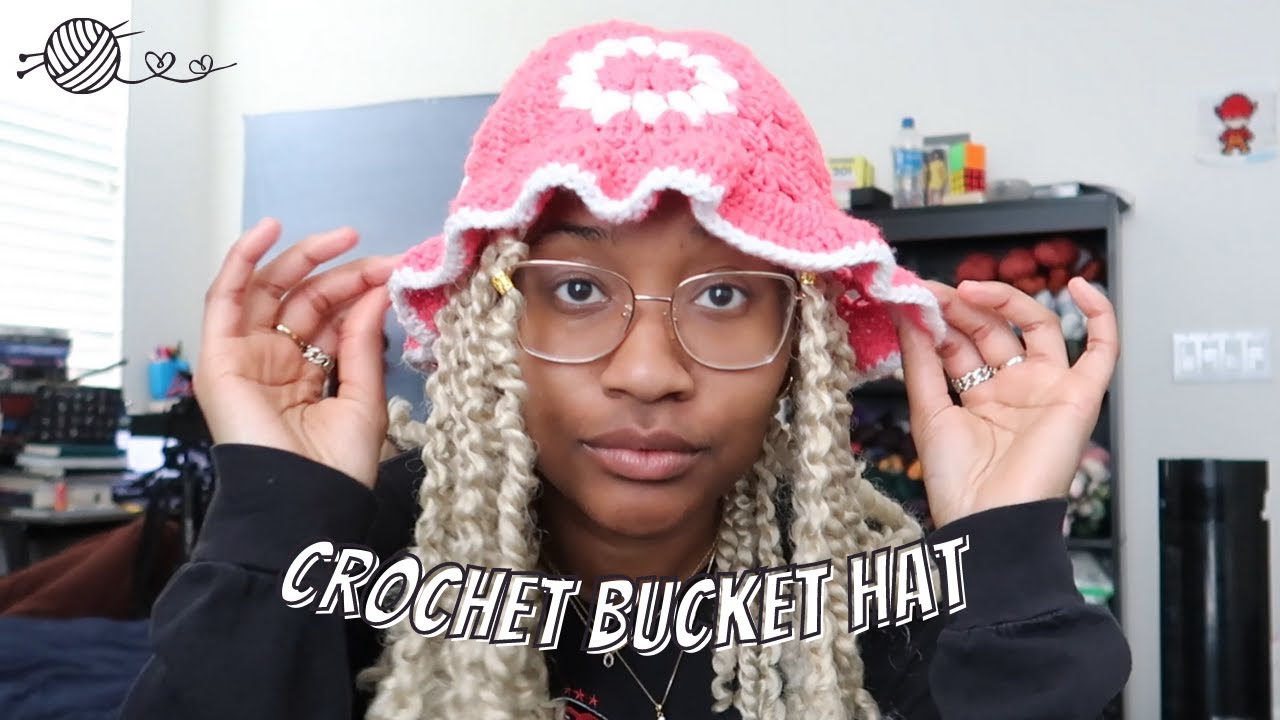 I Crocheted a Granny Square Bucket Hat for the First Time