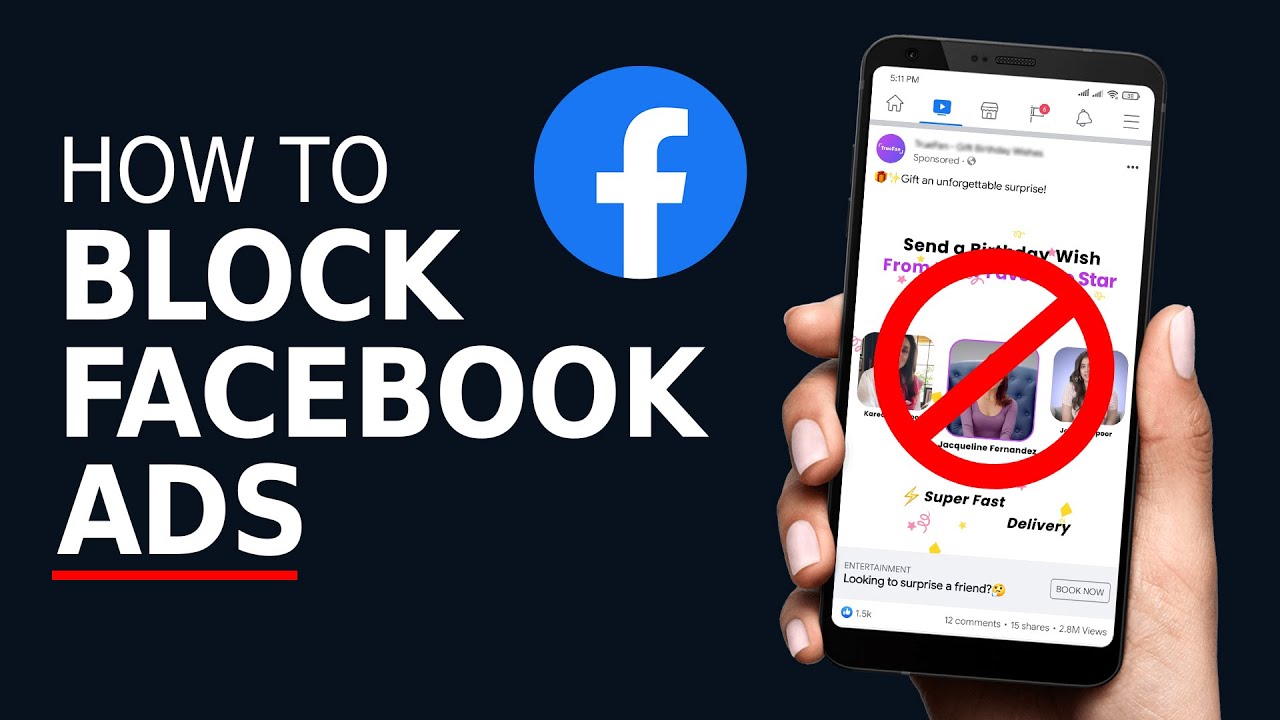 Facebook Videos Me Ads Kaise Band Kare | How To Block Facebook Ads On