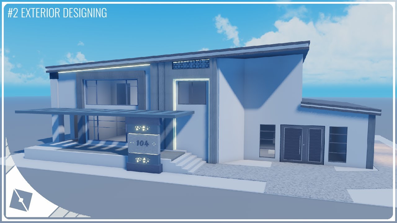 ROBLOX Studio  Modern House [Building and Designing] #2 