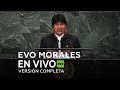 Discurso de Evo Morales en la 74a Asamblea General de la ONU 2019