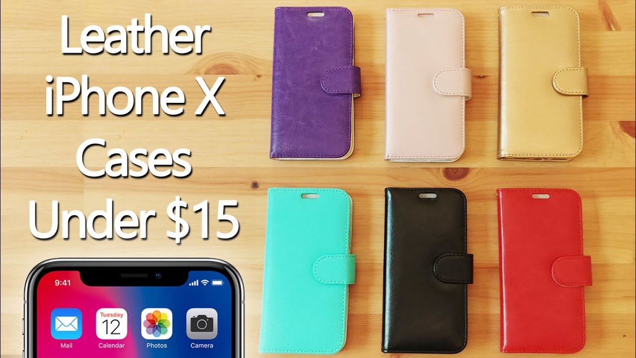 Leather iPhone X Cases Under 15 YouTube