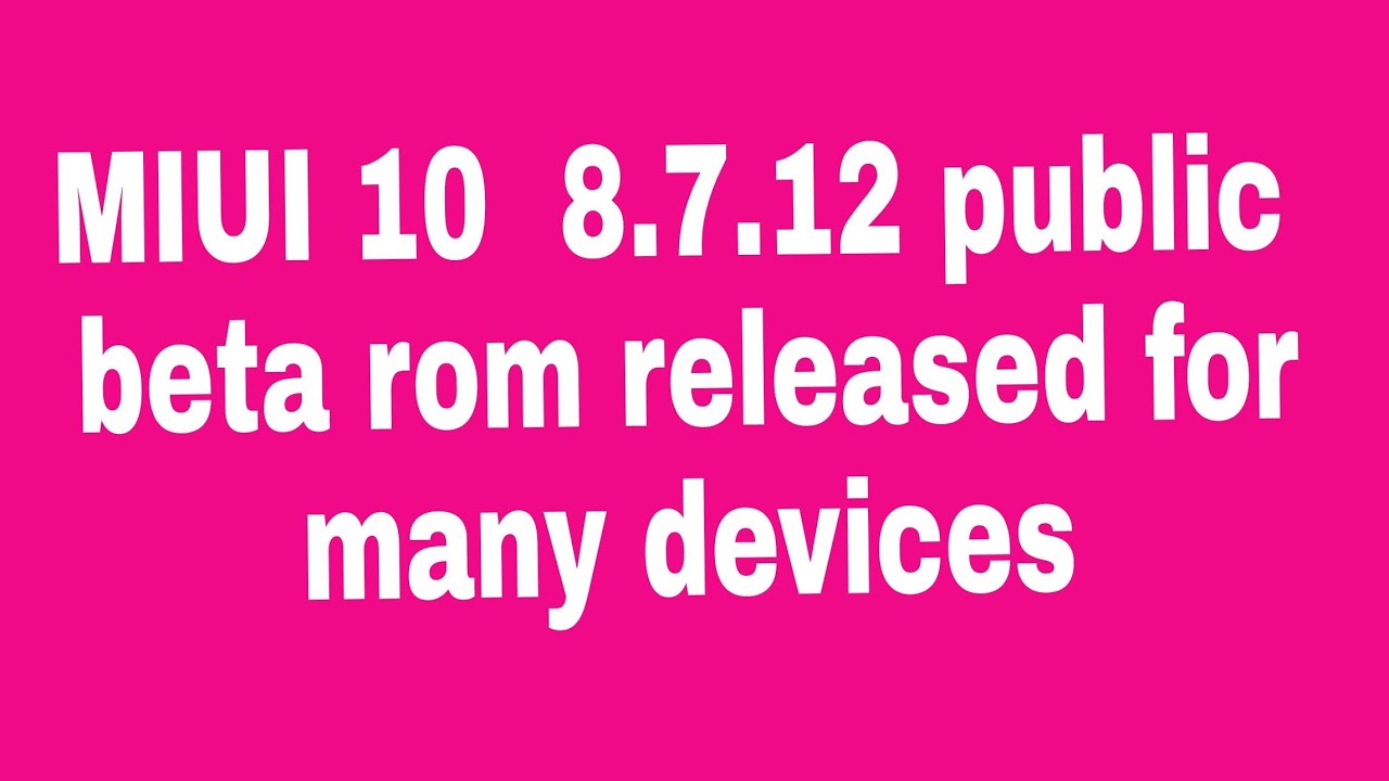 REN 02 Install MiUi 10 8.7.12 many devices without any root