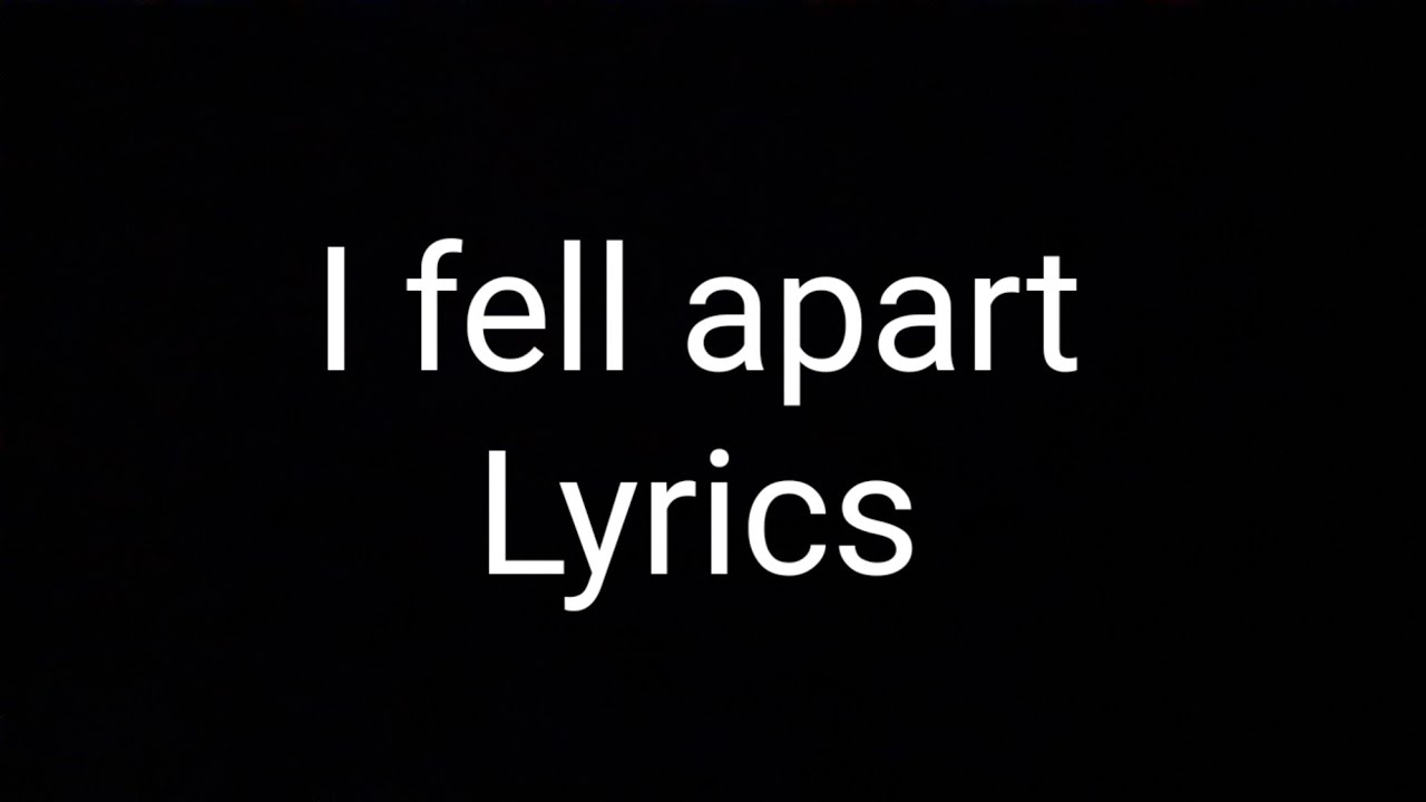 Post Malone I Fall Apart (Lyrics) YouTube