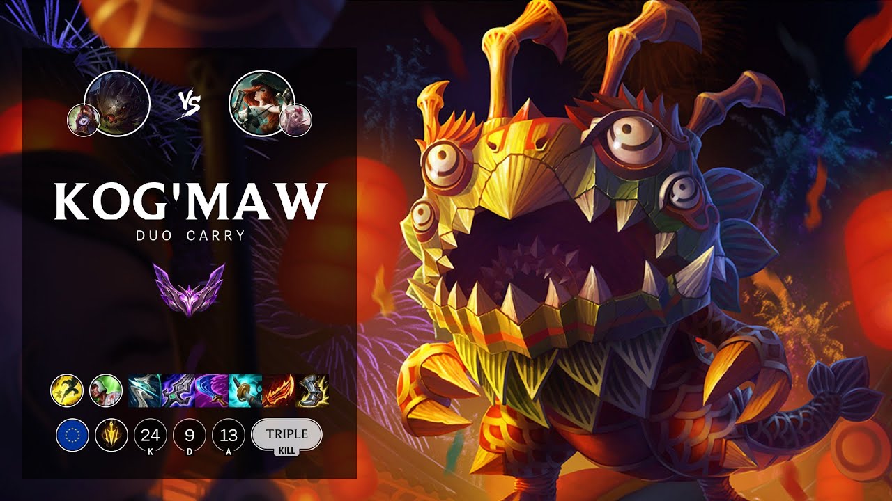 Kog'Maw ADC vs Miss Fortune - EUW Master Patch 12.6