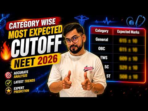 NEET 2026 Expected Cutoff 😱 Category Wise Full Breakdown! || ssp sir  #neetcutoff