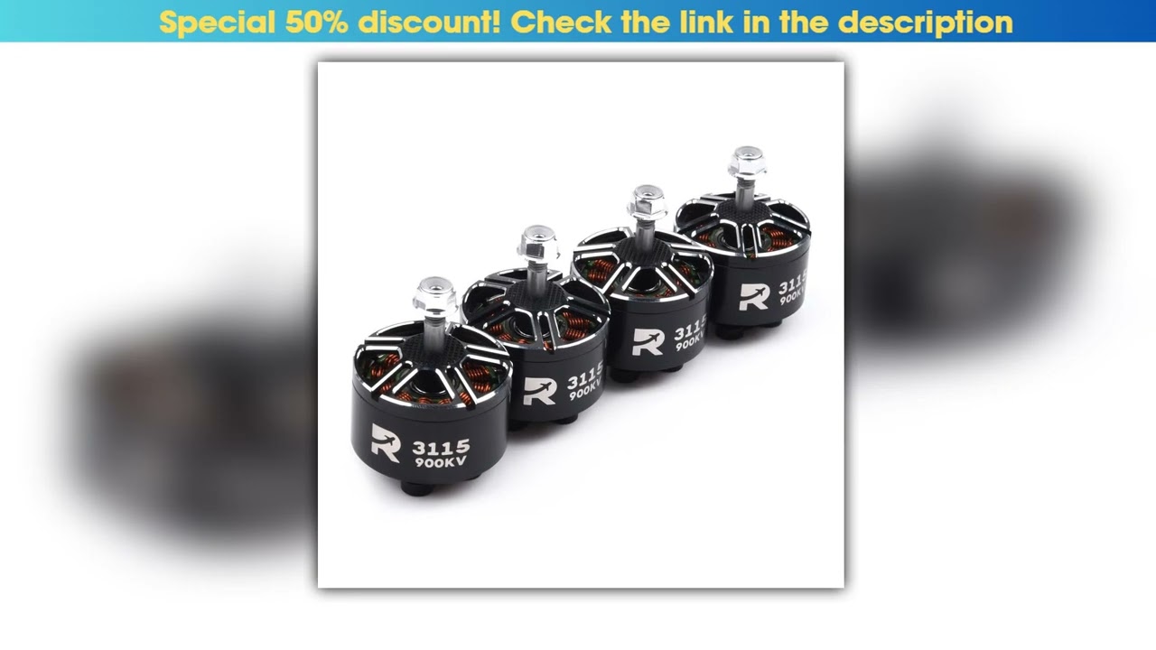 4PCS 3115 900KV 36S Brushless Motor for RC Multirotor XClass FPV Mark4 APEX 10inch XL10 FPV Camera