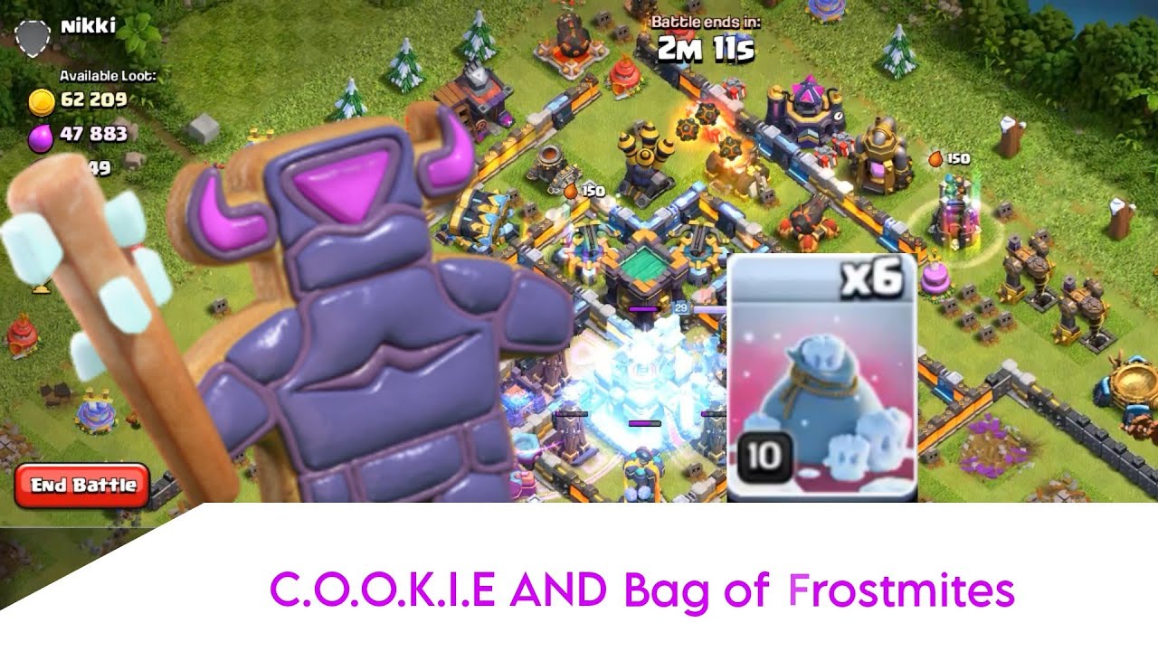 C.O.O.K.I.E And  Bag of Frostmites Attack Strategy  | 2023 (Clash Of Clans) EP3