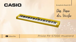Casio Privia Px-S7000 Das Stylische Digitalpiano In Harmonious Mustard Piano Der Woche