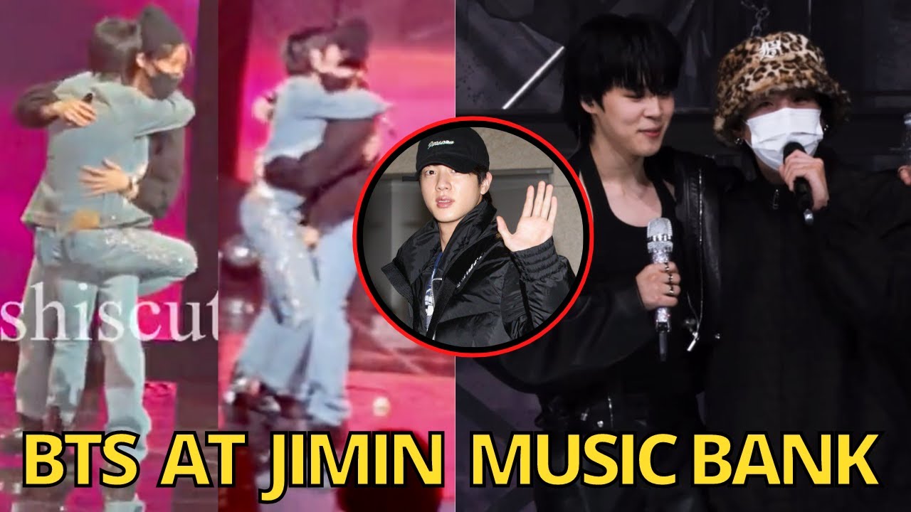 Jhope Suga & Jin Surprise Jimin at Music Bank Stage Performance