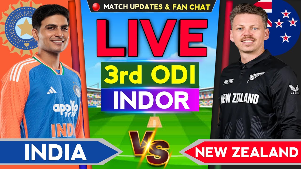 India vs New Zealand | Ind vs Nz 3rd Odi Today | India vs New Zealand ...