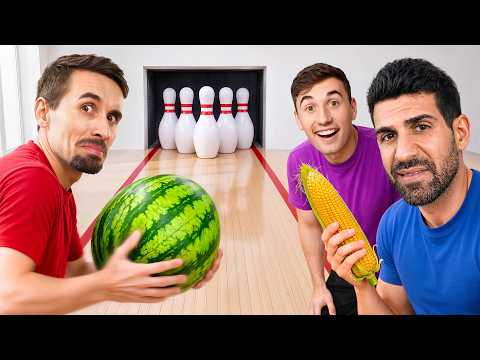 Video GIOCHIAMO a BOWLING ma con OGGETTI a CASO! (con GIOVANNI FOIS)
