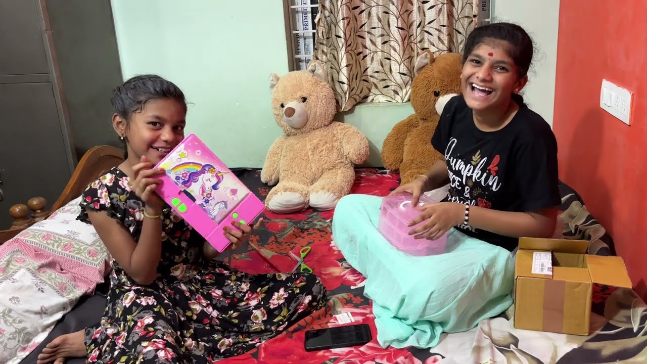 ammulu honey meesho లో కొన్ని items order పెట్టుకున్నారు friends || మా honey full happy