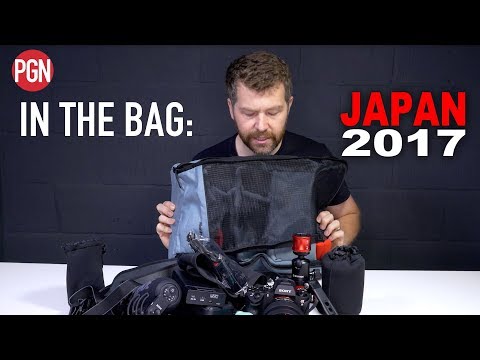 WHAT’S IN MY CAMERA BAG: Japan 2017 - Featuring Sony A9, A6500, Manfrotto Manhattan, Laowa and more