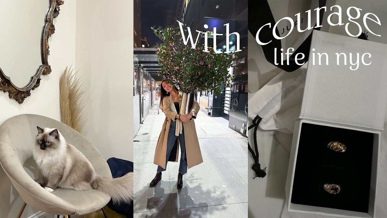 nyc weekly vlog flower delivery, black friday shopping, bridesmaid