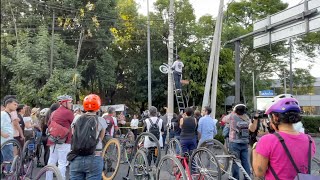 Bicicleta Blanca  Eduardo Soto 15 años Av Universidad CDMX 2024