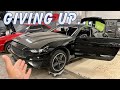 Quitting on my Twin Turbo Mustang Build! *Here's Why