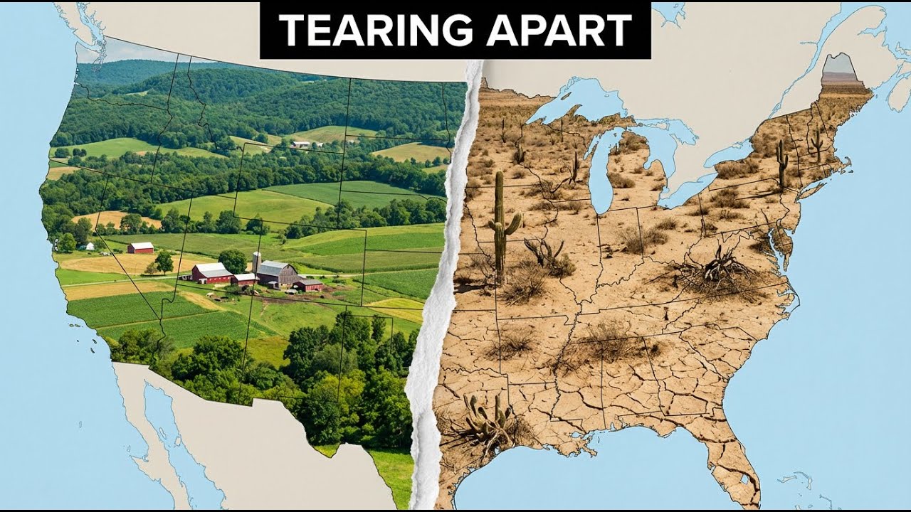 Splitting America The Hidden Line That's SPLITTING AMERICA in Two - YouTube