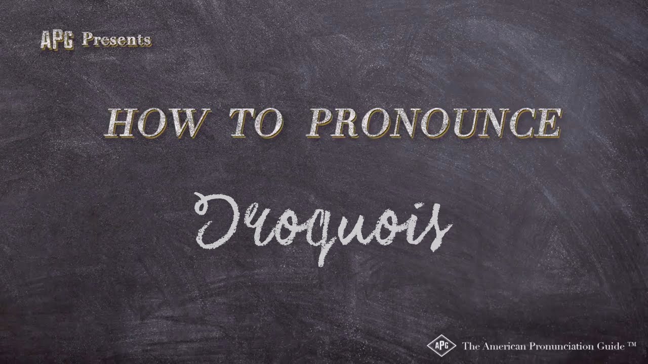 How to Pronounce Iroquois (Real Life Examples!) YouTube