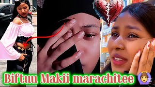 Makii fi Biftuu wali fixan ajandaa Biftuu dhabachuu didde jira Makii booche live irratti 🥹