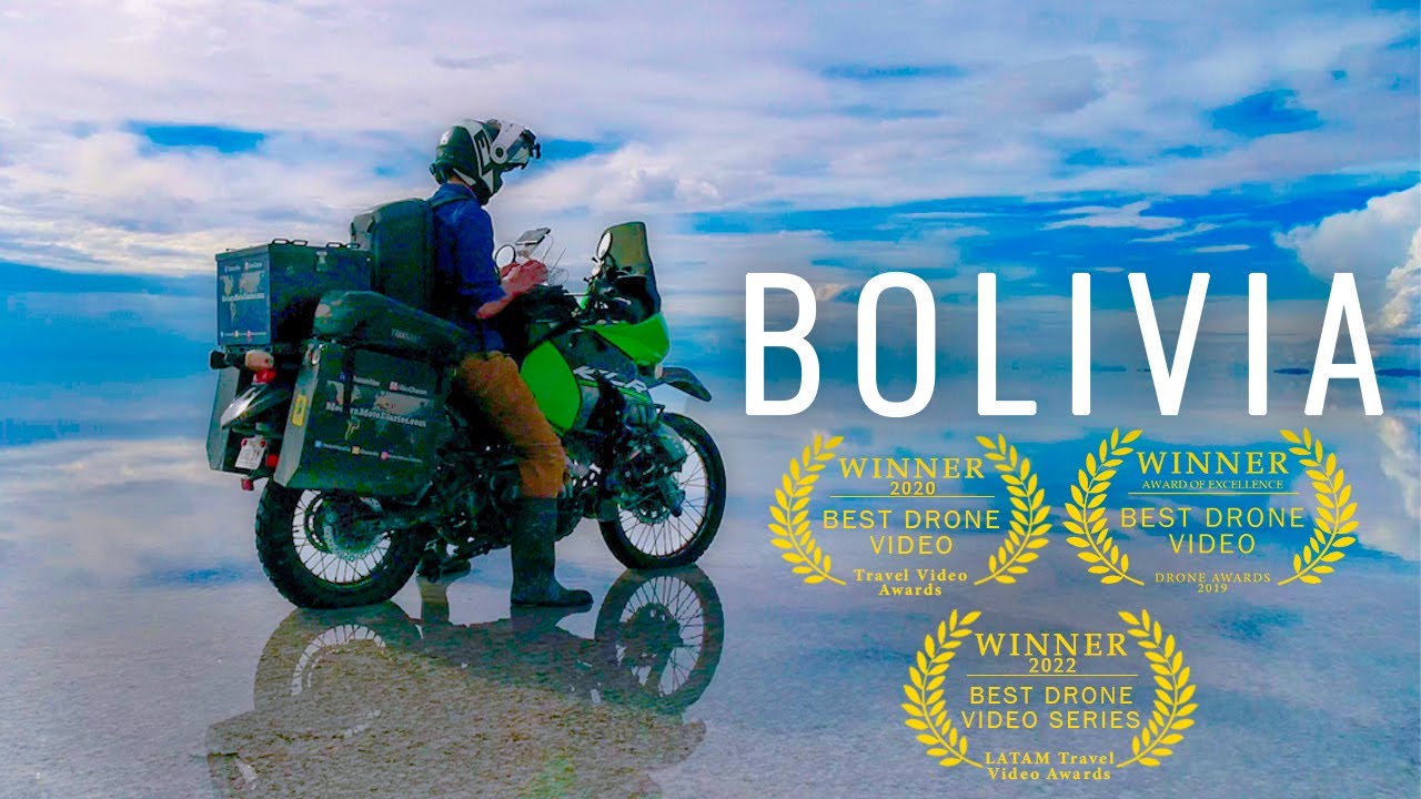 ⁣Travel Bolivia by Motorcycle and Drone | 4K