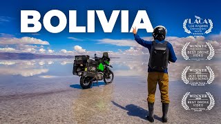 Travel Bolivia by Motorcycle and Drone | 4K