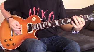 Guns N' Roses - Rocket Queen Tokyo 92 (guitar cover) with Gibson Slash VOS Aged & Signed!!