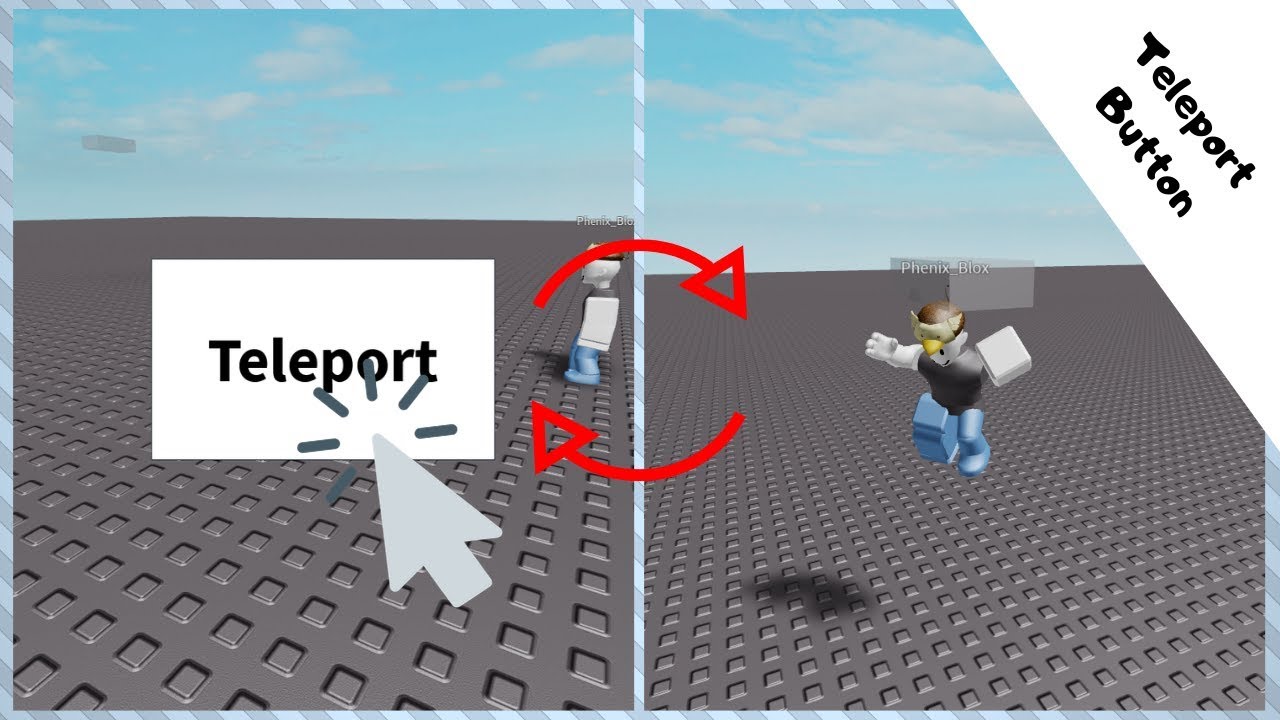 How To Make A Teleport Button Gui In Roblox Studios Youtube - how to make a teleport gui in roblox youtube