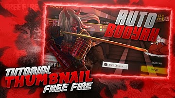 Tutorial Membuat Thumbnail Free Fire Keren Di Android - Pixellab & PS Touch