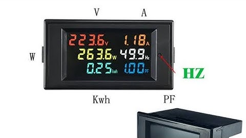 Multifunction digital meter// Energy meter 6 in 1//amiciSense 100 amp 220V energy meter