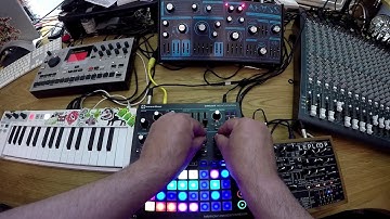 -CALC- Slow - Novation Circuit Mono Station, Leploop, Dreadbox Abyss and Machinedrum