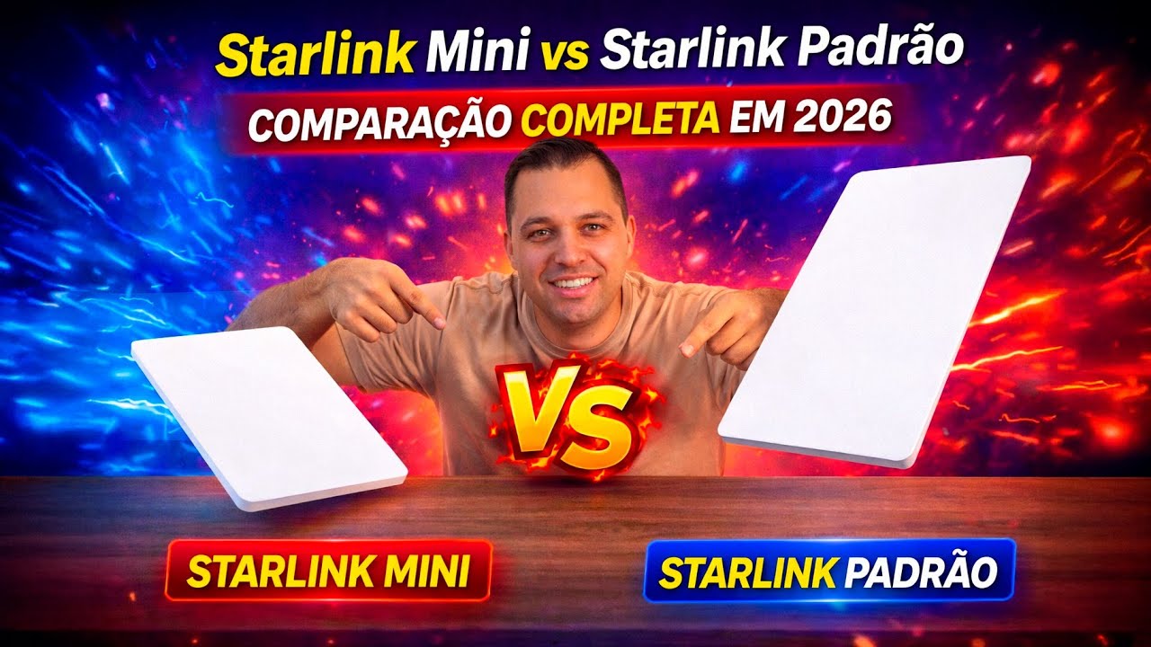 STARLINK MINI vs PADRÃO G3: Qual Melhor em 2026? Comparativo DEFINITIVO ...