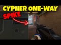 Cypher One Way Smoke on split | Cypher Valorant | Valorant