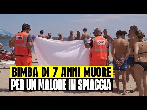 Video TRAGEDIA IN SPIAGGIA: BIMBA DI 7 ANNI MUORE PER UN MALORE DAVANTI AI BAGNANTI. SHOCK A LICATA