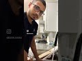 Household chaos escalates as husband asks wife do dishes #comedy #comedyshorts #cleaning #ytshorts
