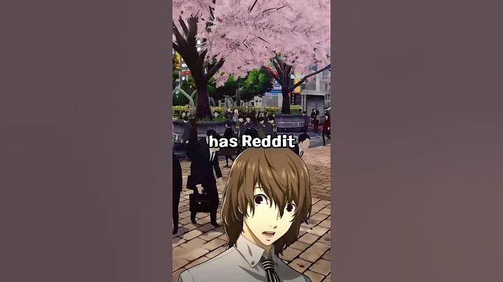 Persona 5 Akechi has REDDIT on his phone