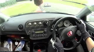 **Foot work camera**Track Day at Donington Park Honda Integra Type R.