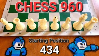 Chess 960 (Fischer Random, Freestyle Chess) Starting Position 434 🎲♟️