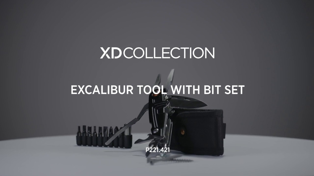 Excalibur Multitool Bitsset Med Tryck | tryckOprofil.se din webbshop för reklamprodukter.