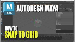 Autodesk Maya How To Snap To Grid